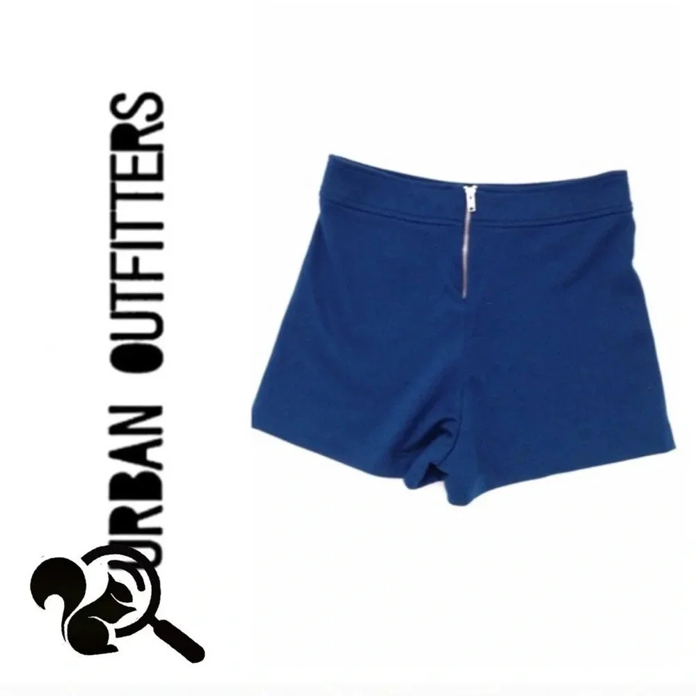 NWOT Urban Outfitters Blue Shorts - Picture 6 of 7